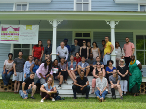 Participants at the first NEH-funded summer institute in 2018 toured the Pauli Murray Center for History and Social Justice in Durham, North Carolina.