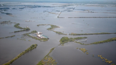 Film still from Louisiana's Missing Coast